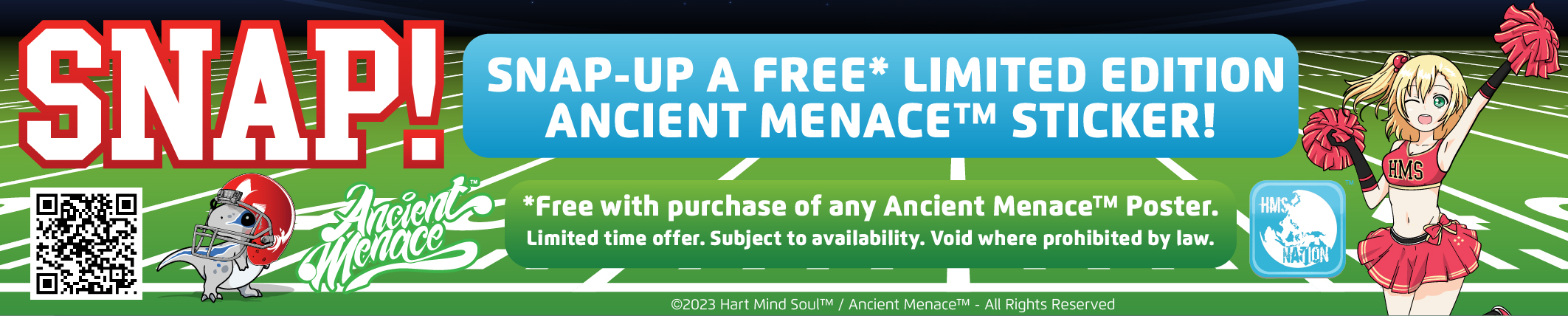 free stickers Ancient Menace Hart Mind Soul HMS nation